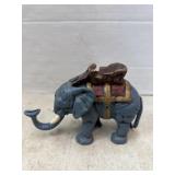 Vintage Cast Iron Elephant Piggy Bank
