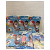 Lot If Inflatable Pool Toys