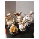 Italian Chef Figurines