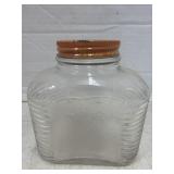 Vintage Glass Coffee Jar