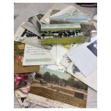 20 Antique Postcards with some Stamps