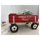 Fresh Cut Trees Metal Wagon