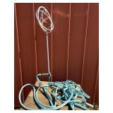 Metal Spinning Sprinkler With Hose T2
