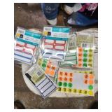 Lot Of Price Tags And Stickers