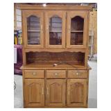 Light Up Wooden China Cabinet / Hutch
