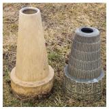 (2) Bird Bath Bases