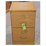 Wooden 2 Drawer Filing Cabinet