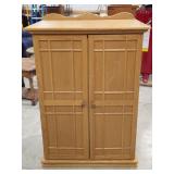Oak DVD/Storage Cabinet