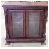 Wooden Light Up Display Cabinet