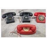 (4) Vintage Phones
