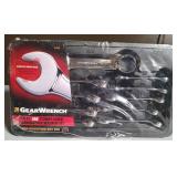 10pc SAE Stubby Combination Wrench Set