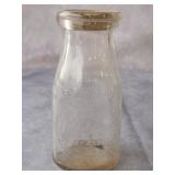 1/2 Pint Indiana Dairy Co Wild Rose Milk Bottle
