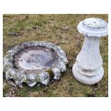 Concrete Bird Bath