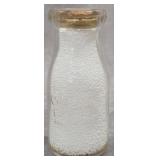 City Creamery Milk Bottle w/ Cap - Elwood Indiana