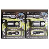 (2) Led Rechargeable Headlamps
