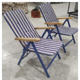 Pair of Folding Lawn Chairs