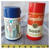 Aladdin Gi Joe/ Campbells Soup Lunchbox Thermos