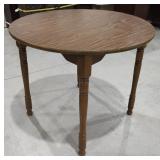 36' Round Wooden Dining Table