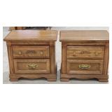 Pair of Wooden End Tables