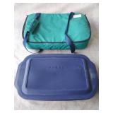 Pyrex 3 Qt Baking Dish & Pyrex Portable Carrier