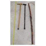 (2) Canes and Walking Stick