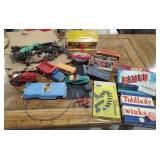 Tote of Vintage Toys and Games