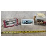 (3) Die Cast Cars