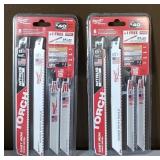 (2) Packs Milwaukee Sawzall Blades