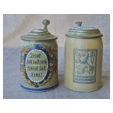 (2) Beer Steins