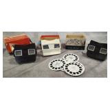 (3) Viewmasters w/ Various Slides