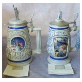 (2) Avon Steins - America the Beautiful & Rescue