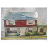 Vintage Metal Kids Playhouse w/ Accessories