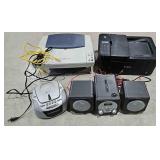 Misc Printers, (2) GPX Radio w/ 2 Speakers