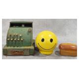 Vintage Tom Thumb Cash Register & 2 Banks
