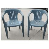 Pair of Plastic Chairs
