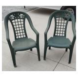 Pair of Plastic Chairs