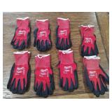 8 Pairs of Milwaukee Gloves