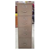 4 Drawer Delco Remy Steelcase Metal Filing Cabinet