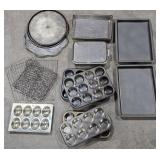 Various Baking Sheets, Racks and Pans