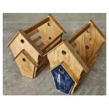 2 Wooden Birdhouse Themed Magazine Racks/Storage?