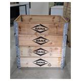 (4) Dana Wooden Boxes/Shipping Stabilizers