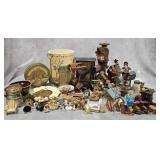 Lot of Misc Primitive Decor, Mini Figurines & More
