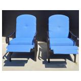 Pair of Reclining Outdoor Chairs