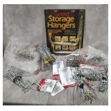 Various Size Peg Board Hangers Etc