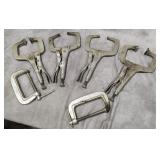 Various C Clamps