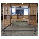 Queen Size Bed Frame with Headboard