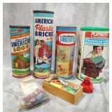 Vintage Building Sets  Lincoln logs, Tinkertoy