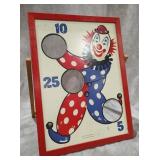 Vintage Clown Toss Game