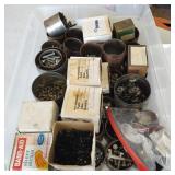 Tote of Various Nuts,Bolts, etc