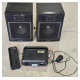 Pair of Sharp Speakers & Pyle Wireless TV Speaker